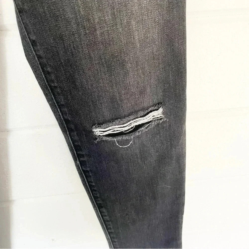 RSQ Girlfriend Gray Distressed Jeans Girls Size 12 - Picture 7 of 8